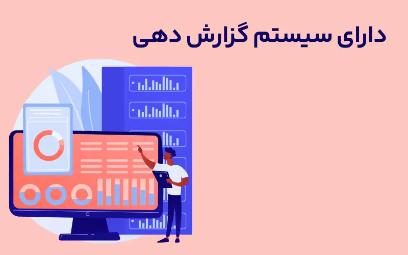 دارای سیستم گزارش دهی
