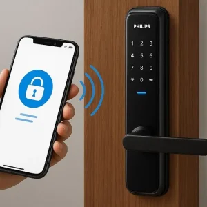 نحوه اتصال قفل فیلیپس به اپلیکیشن Philips EasyKey